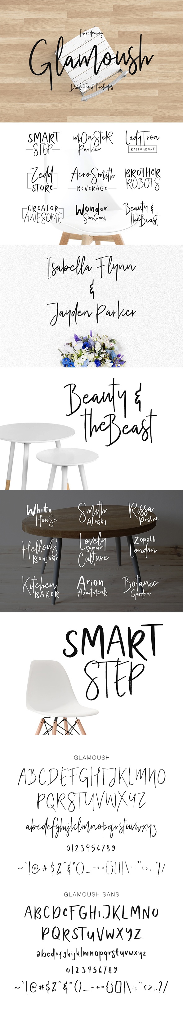 Glamoush Typeface