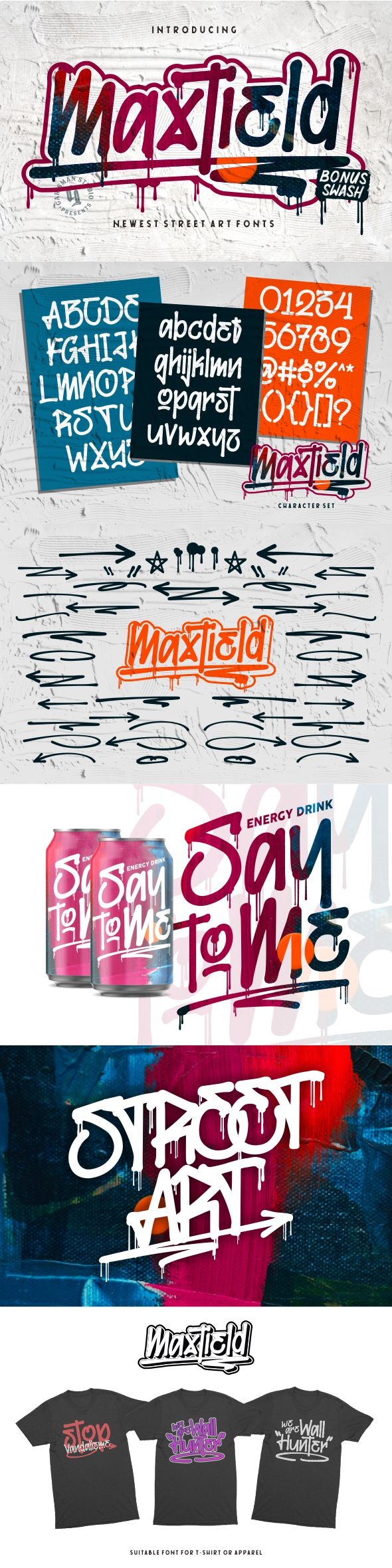 Maxtield - Graffiti Fonts