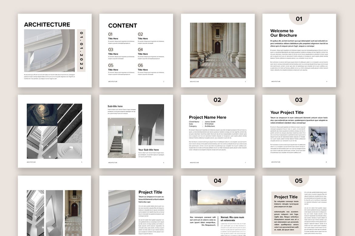 Architecture Brochure Template