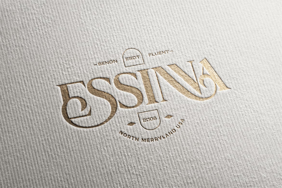 3D Glass Window Logo Mockup