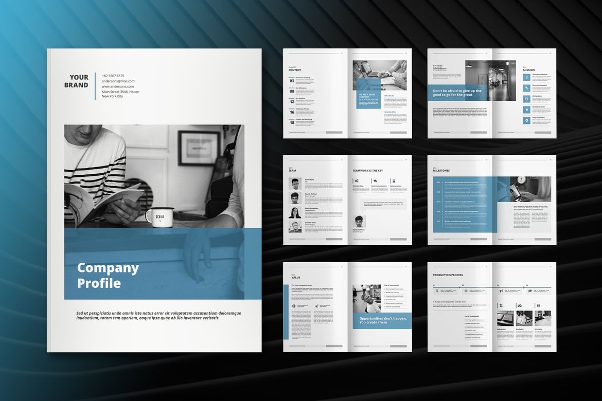 Modern Company Profile Brochure