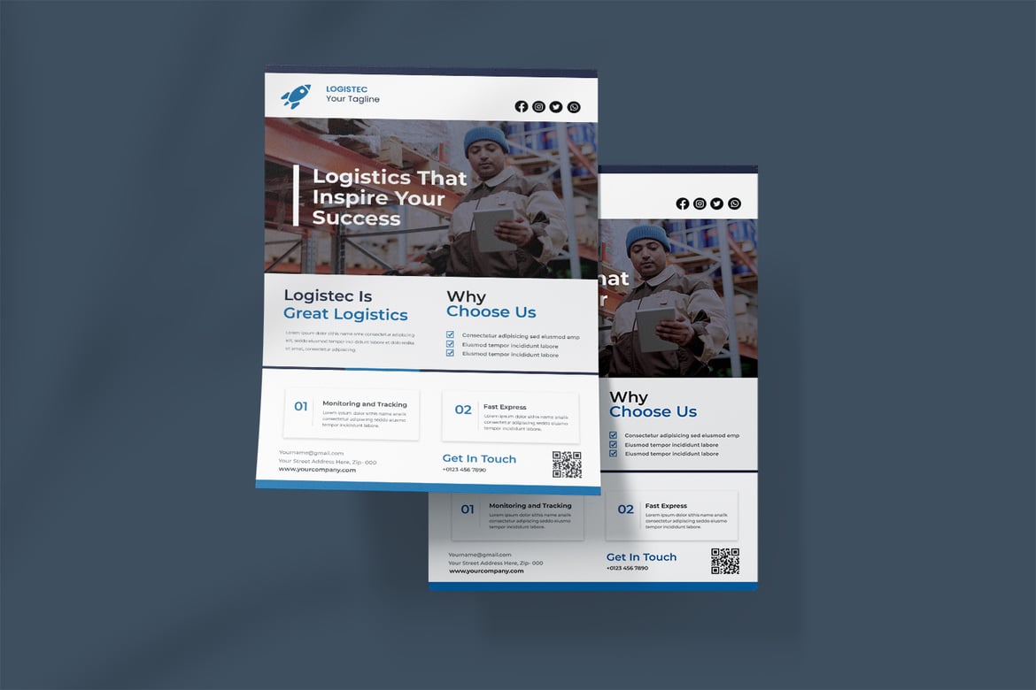 Logistec - Corporate Business Flyer