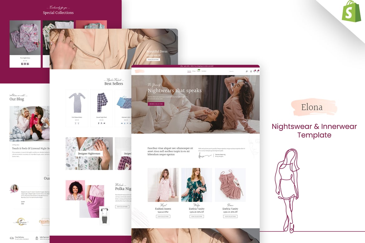 Elona - Lingerie, Inner & Nightwear Store