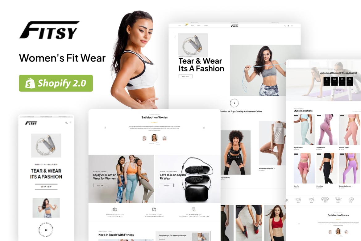 Fitsy - Sports Clothing Shopify Theme