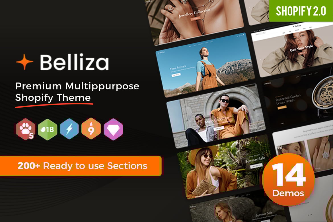 Belliza - Multipurpose Ecommerce Shopify Theme