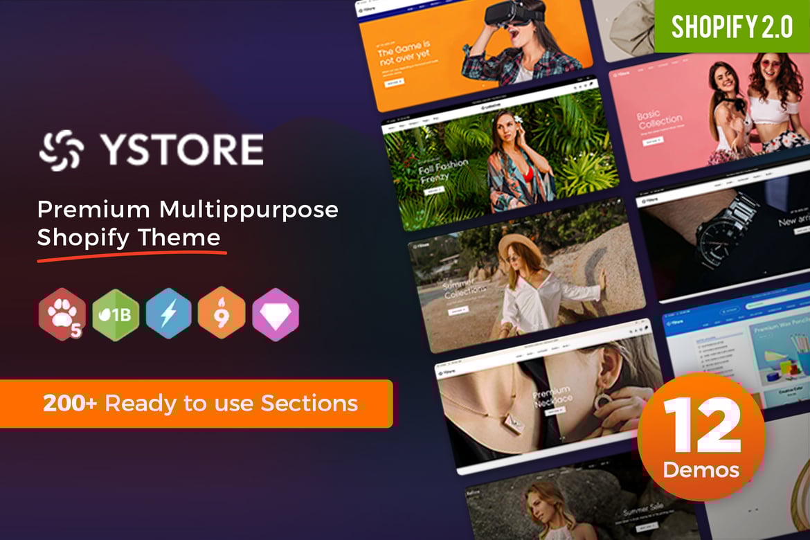YStore - Multipurpose Ecommerce Shopify Theme