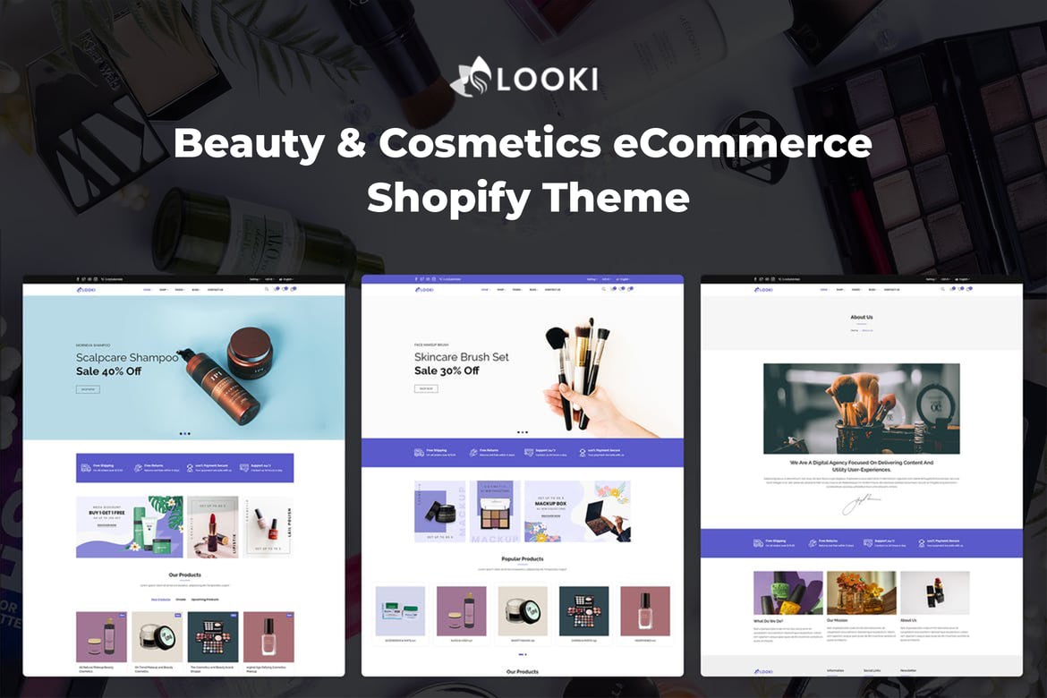 Looki - Beauty & Cosmetics Ecommerce Shopify Theme