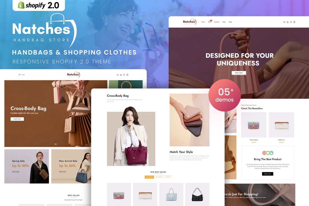 Natches – Handbags & Clothes Shopify Theme