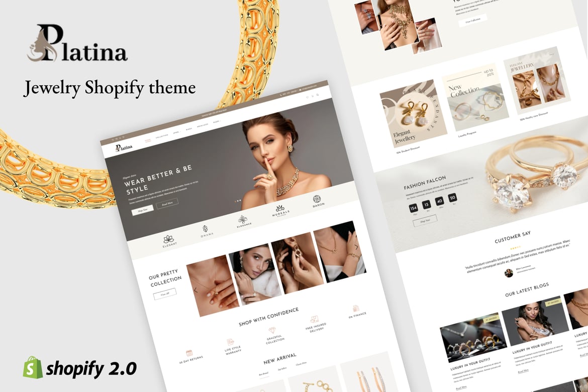 Platina - Modern Jewelry Store Theme