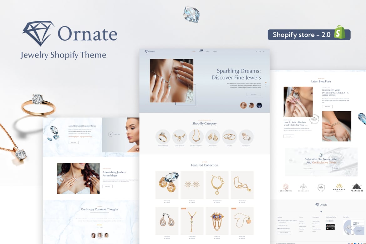 Ornate - Jewellry Store Shopify Theme