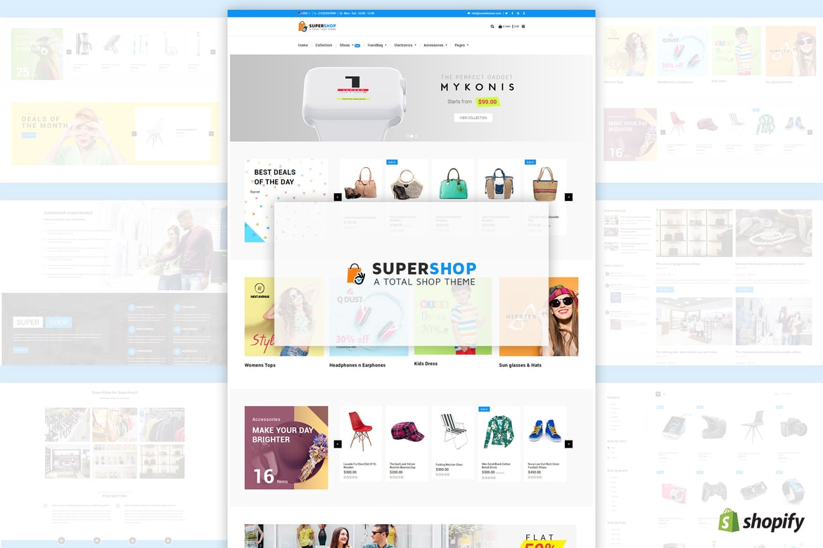 Super Shop - Multipurpose Multistore Shopify