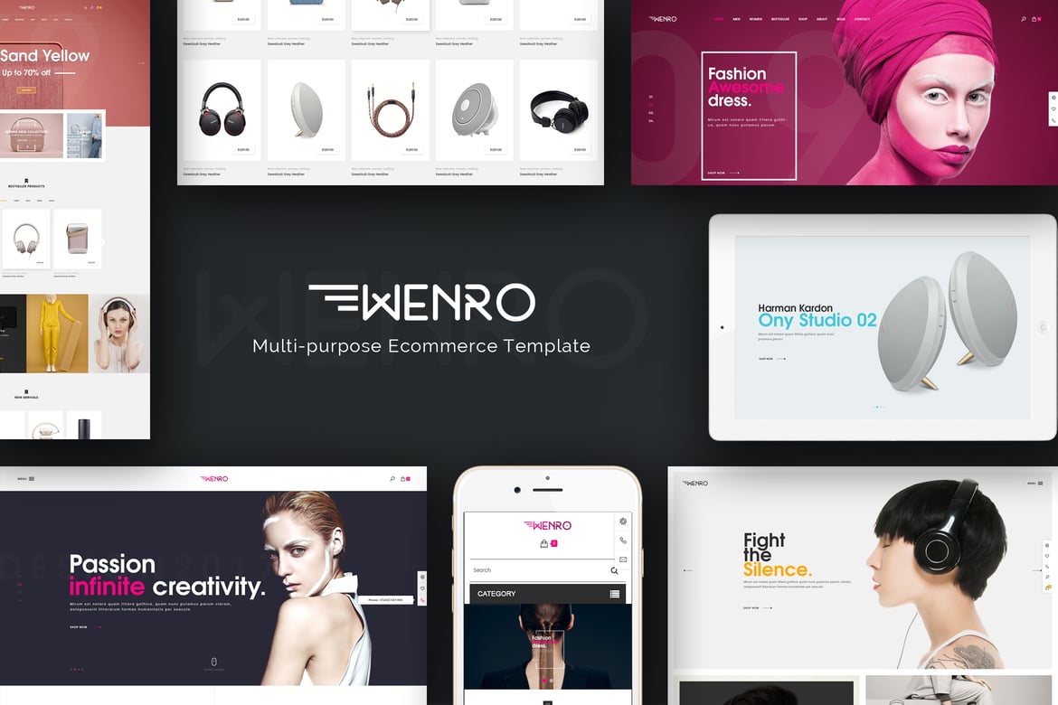 Wenro - Multipurpose Responsive Magento Theme