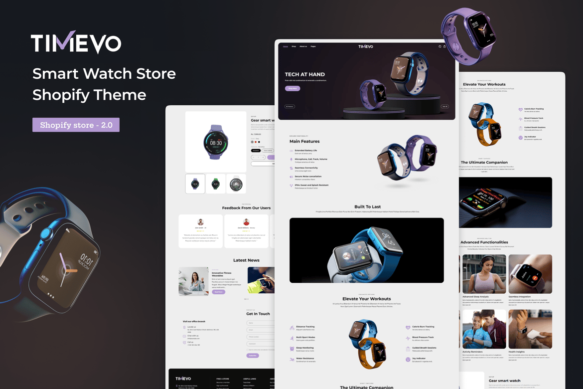 Timevo - Single Product Shopify Theme