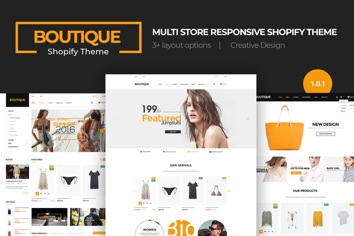 Boutique - Multi-Store Responsive Shopify Theme