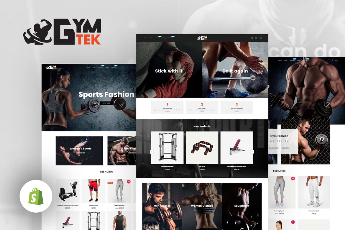 Gymtek - Sports & Fitness Shopify Theme