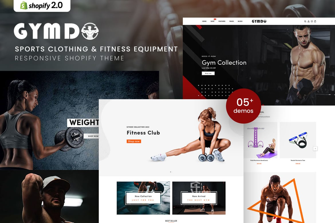 Gymdo - Sports Clothing & Fitness Equipment Theme