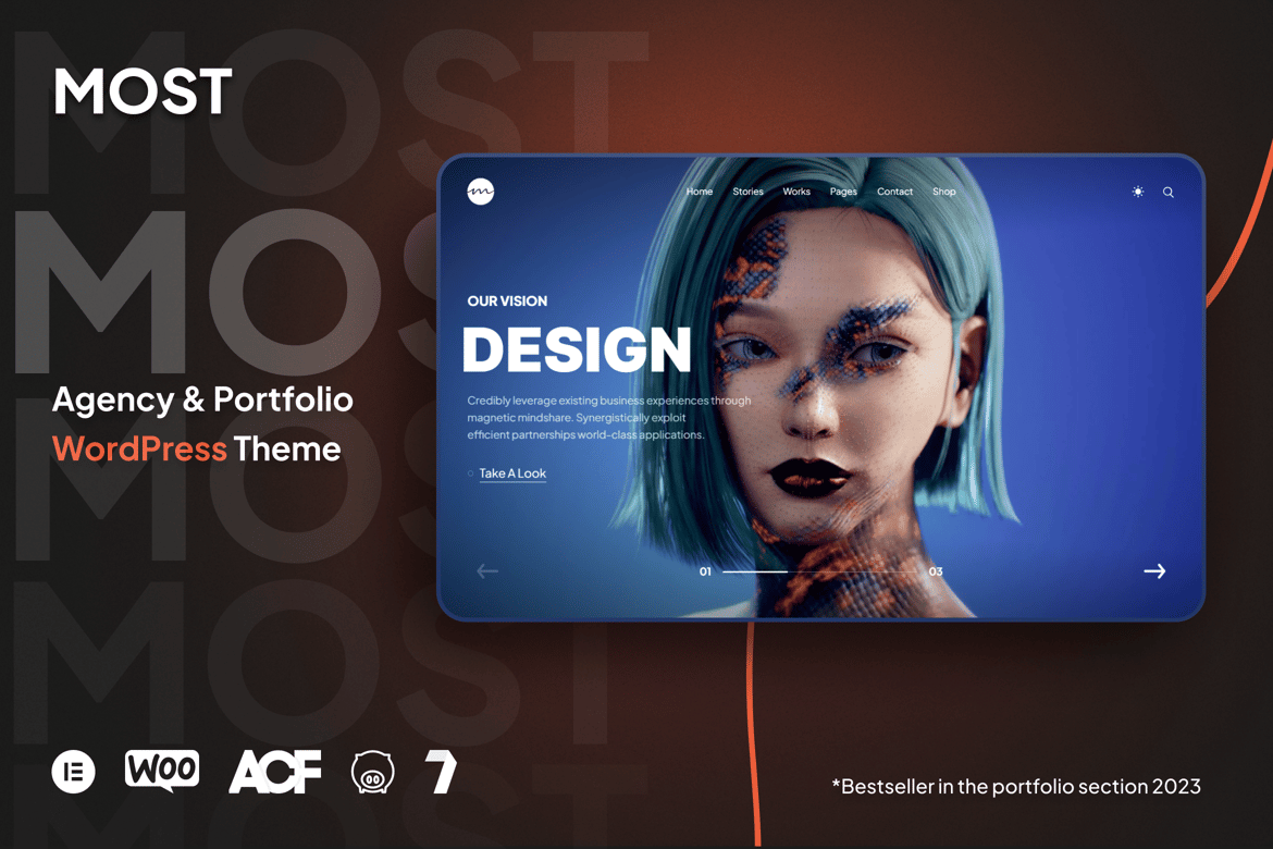 Mosto - Creative Agency and Portfolio Theme