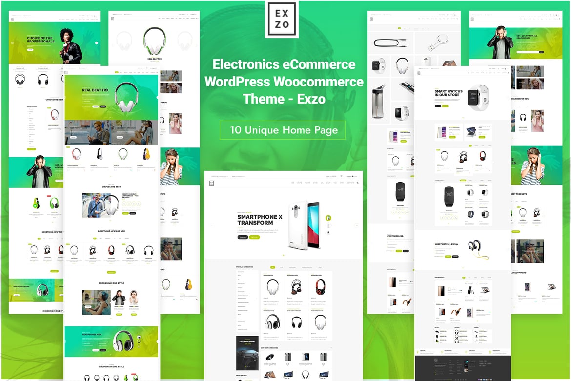 Exzo - Electronics Ecommerce WooCommerce Theme