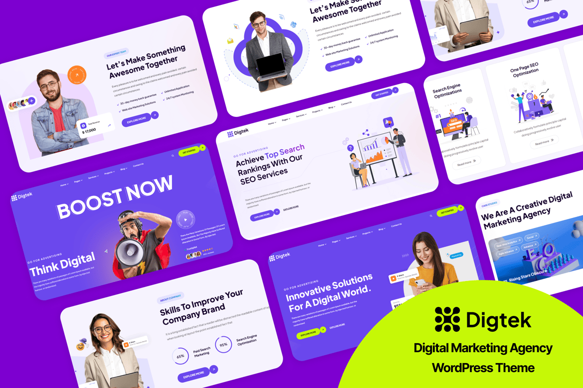 SeoBin - Digital Marketing Agency WordPress Theme
