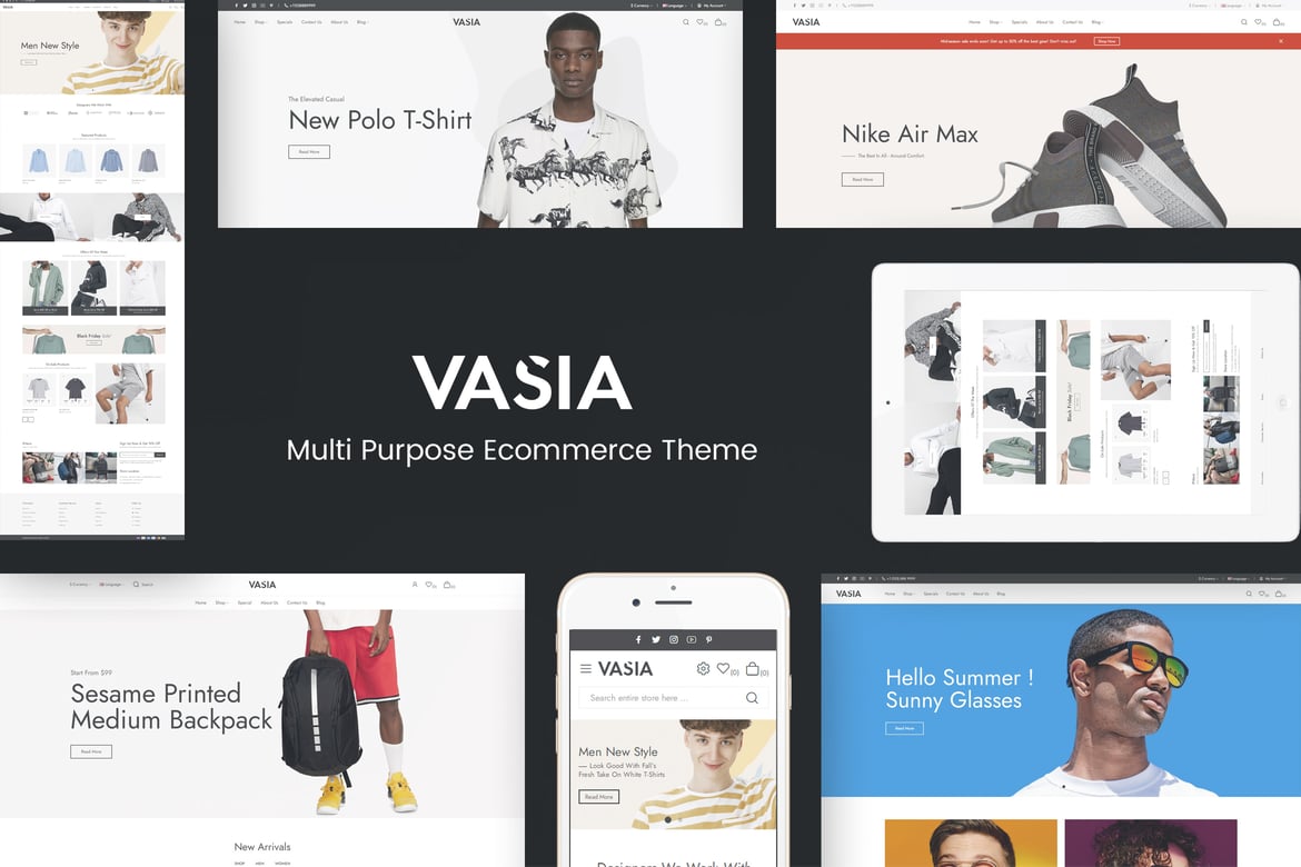 Vasia - Multipurpose Ecommerce WordPress Theme