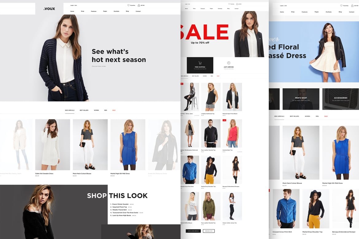 Voux - Fashion Shopping Theme