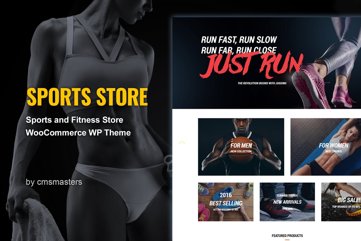 Sports Store - Elementor Template Kit