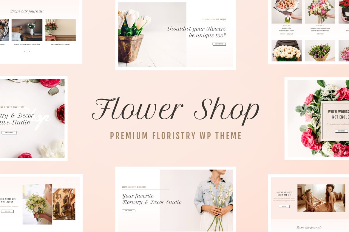 Flower Shop - Decoration & Floristic Theme