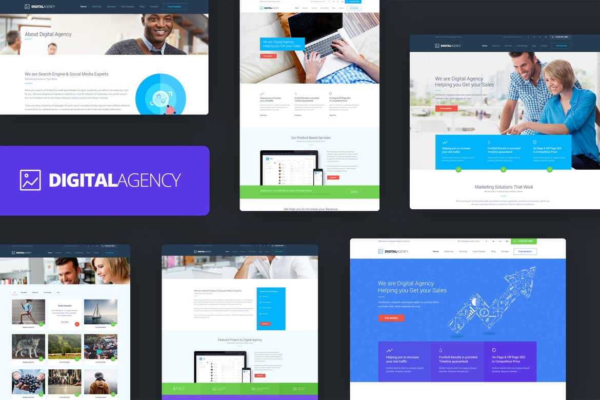 Digital Agency SEO Marketing HTML Template