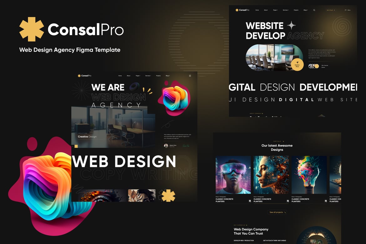 Web Design Agency Figma Template