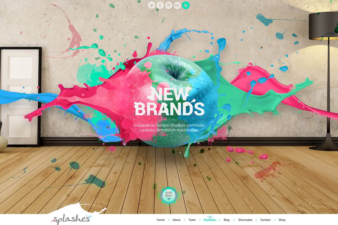 Splashes - Creative Agency Template
