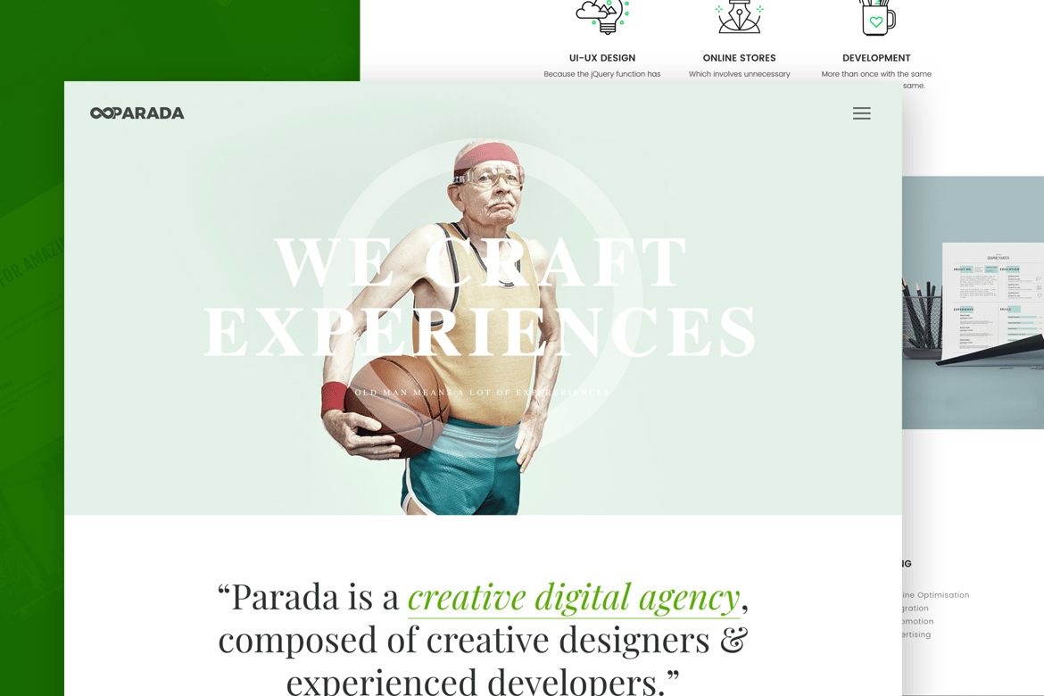 Parada - Creative Agency Template