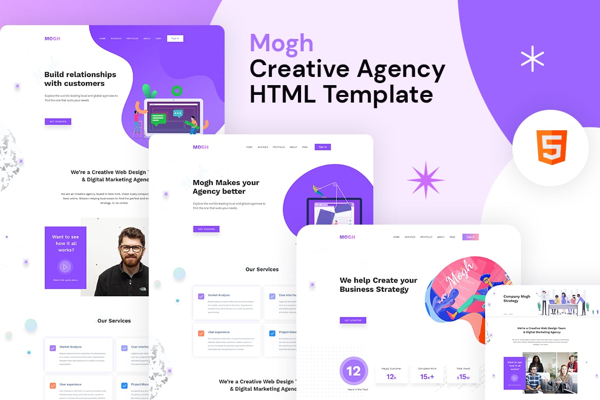 Mogh - Creative Agency HTML Template