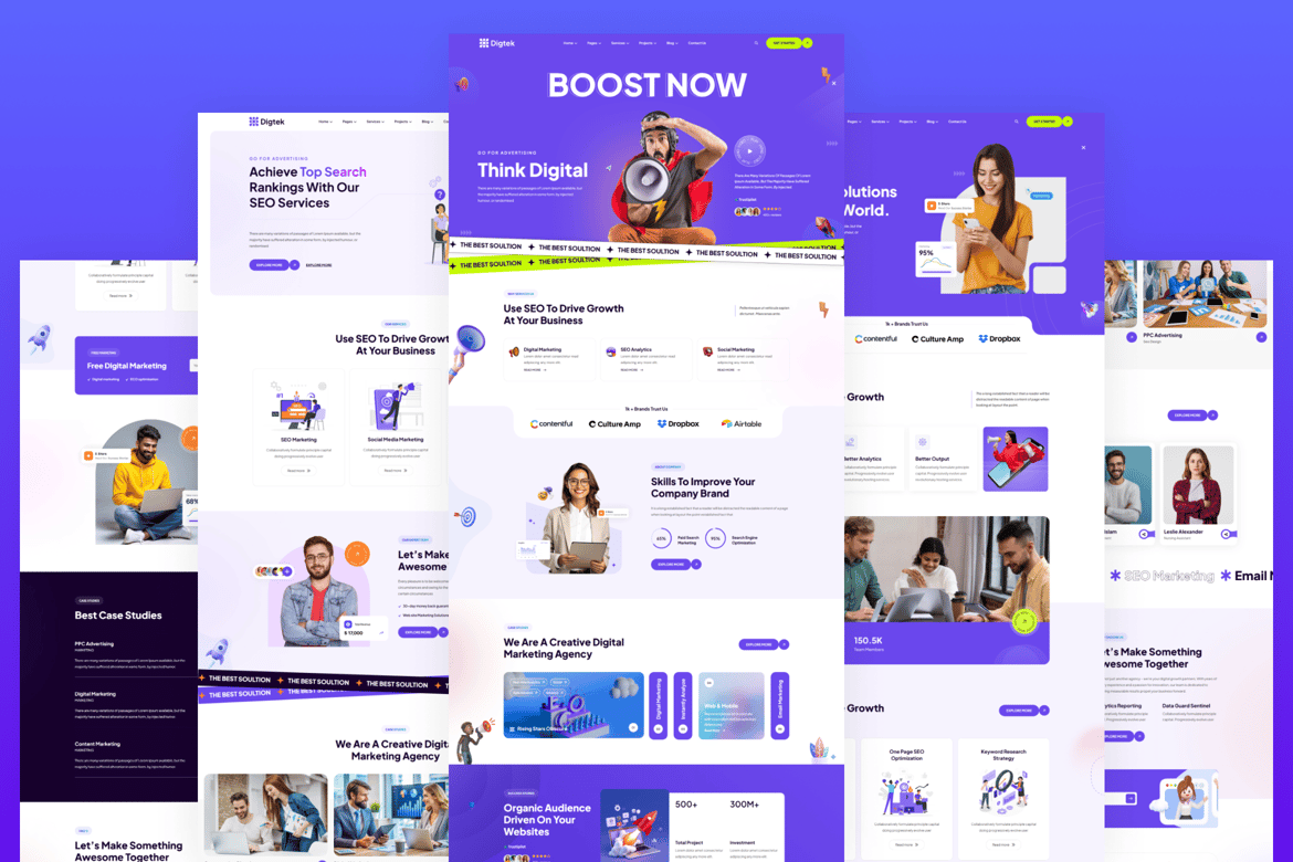 Digital Marketing Agency - PHP Template