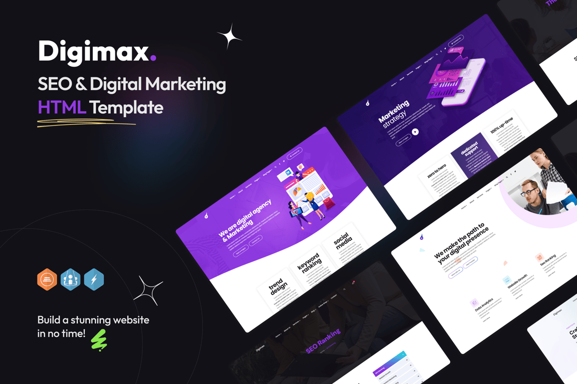 Digimax - SEO & Digital Marketing Agency Template