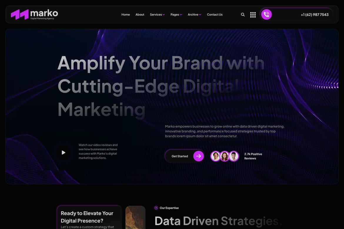 Marko - Digital Marketing Agency HTML Template
