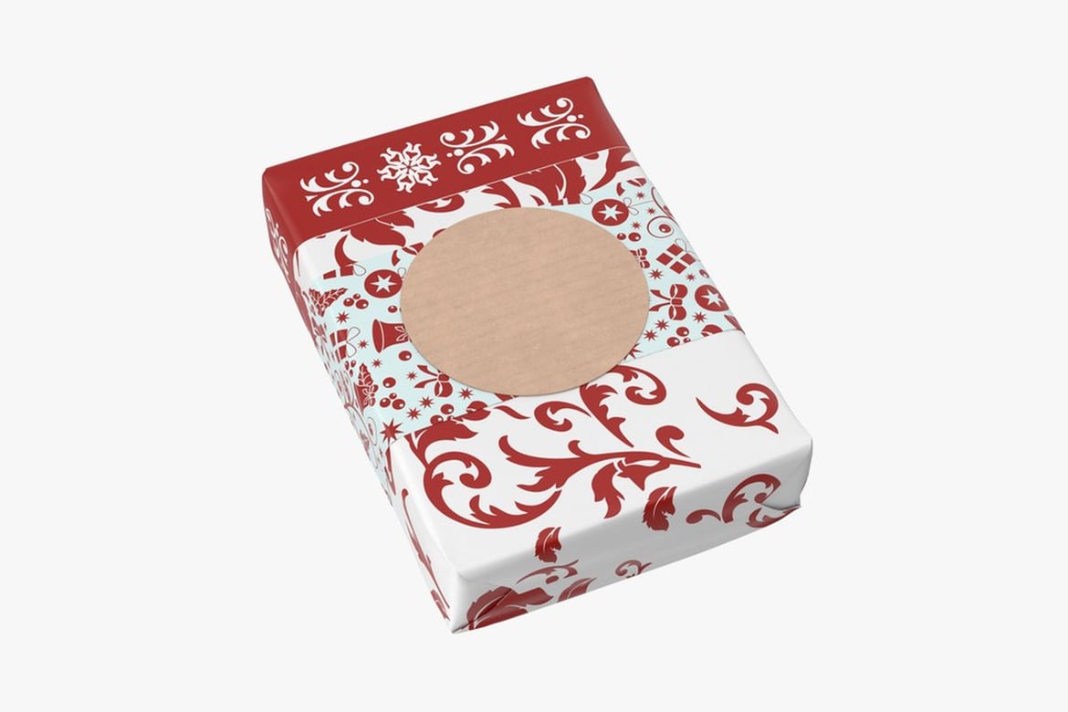 Festive Christmas Present - 3D Render
