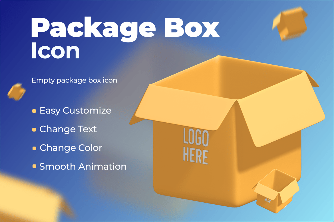 Package Box - 3D Icon