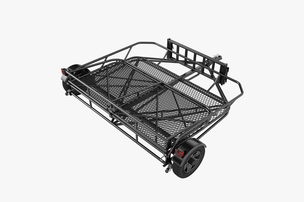 Foldable Mesh Utility Trailer