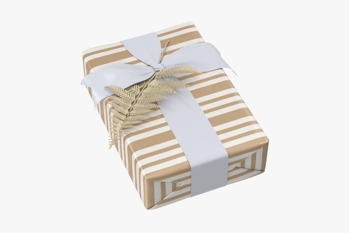 Modern Striped Christmas Gift