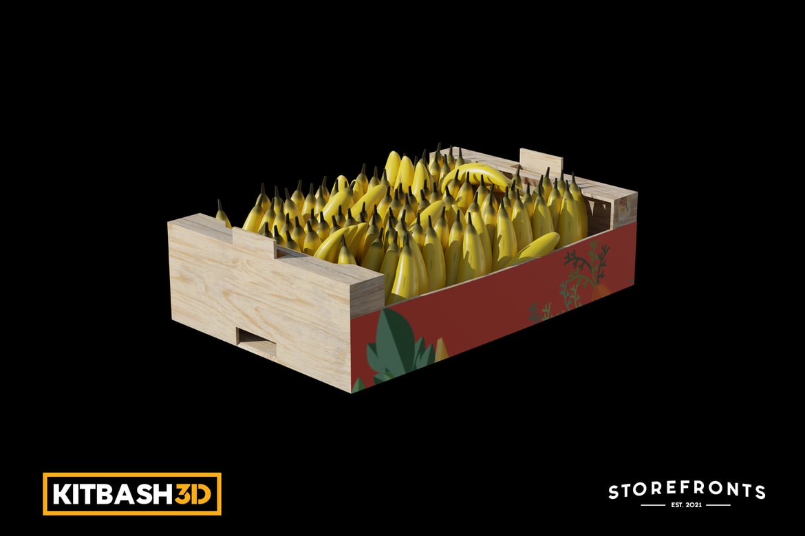 Storefront Produce Box - Bananas