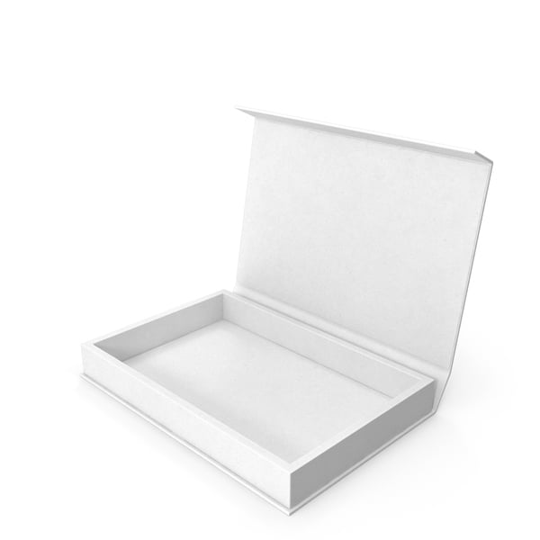 Minimalist White Spine Box Mockup