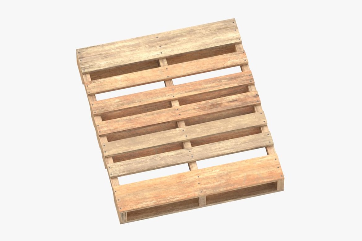 Versatile Wood Pallet (Clean & Weathered)