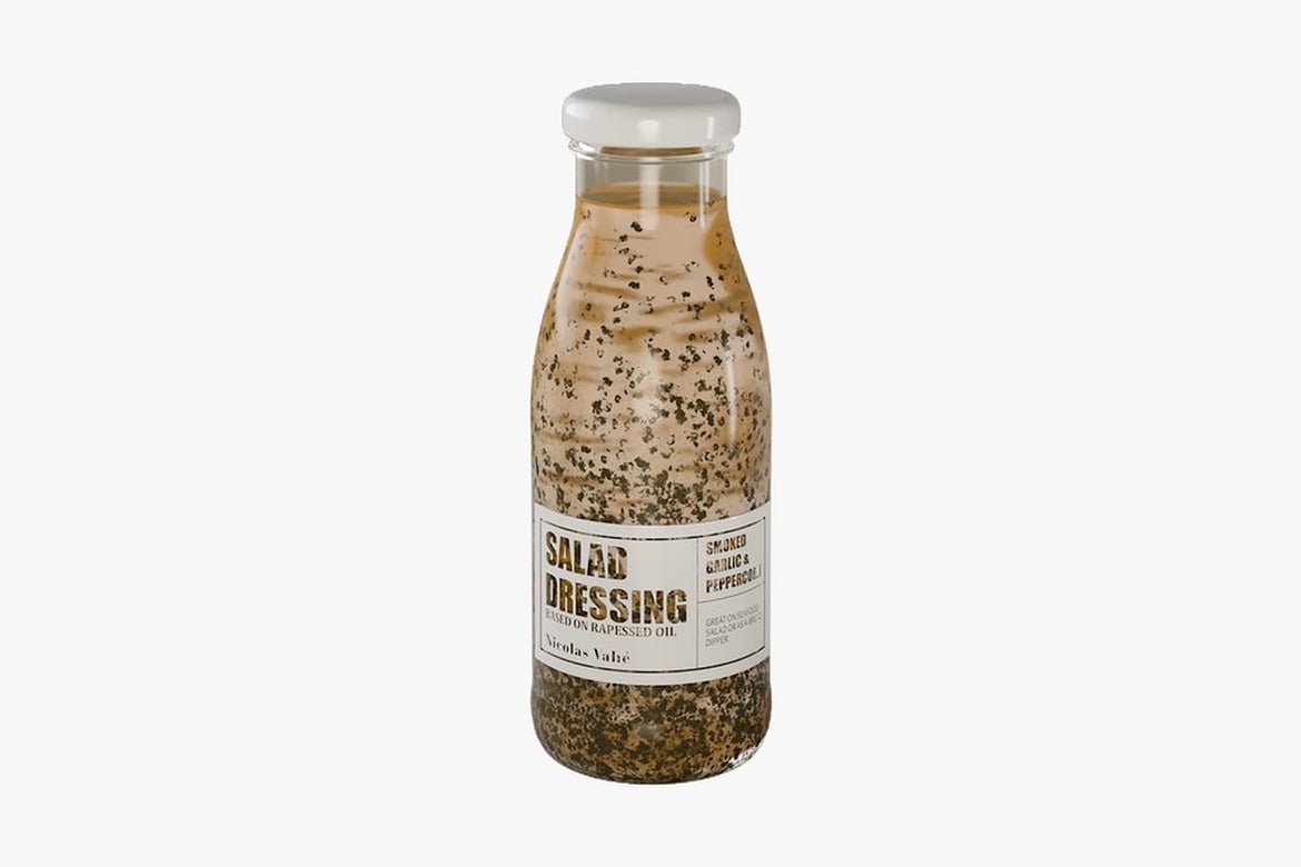 Gourmet Smoked Garlic & Pepper Dressing Mockup