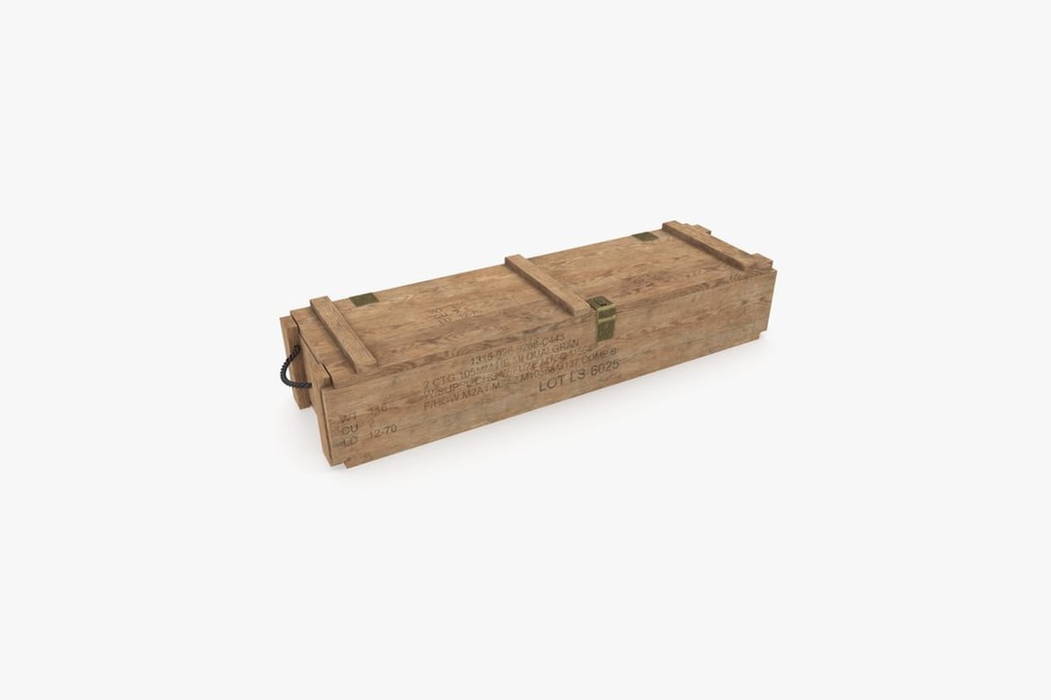 Rugged Military Ammunition Crate