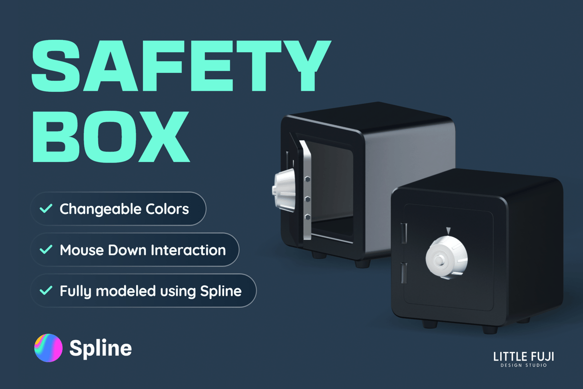Interactive Low-Poly Safe Box