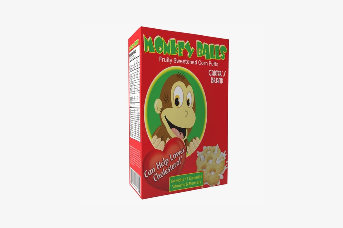 Vibrant Cereal Box Packaging Mockup