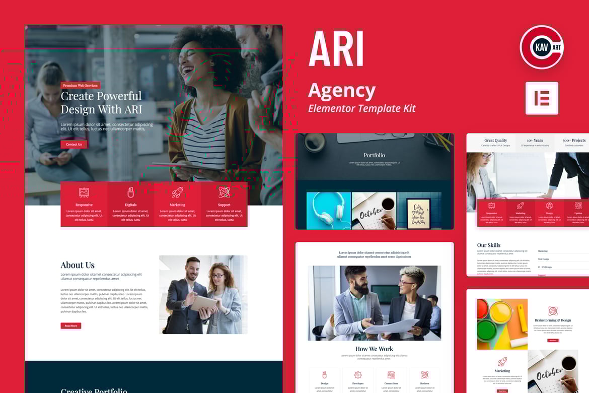 Ari - Agency Template Kit