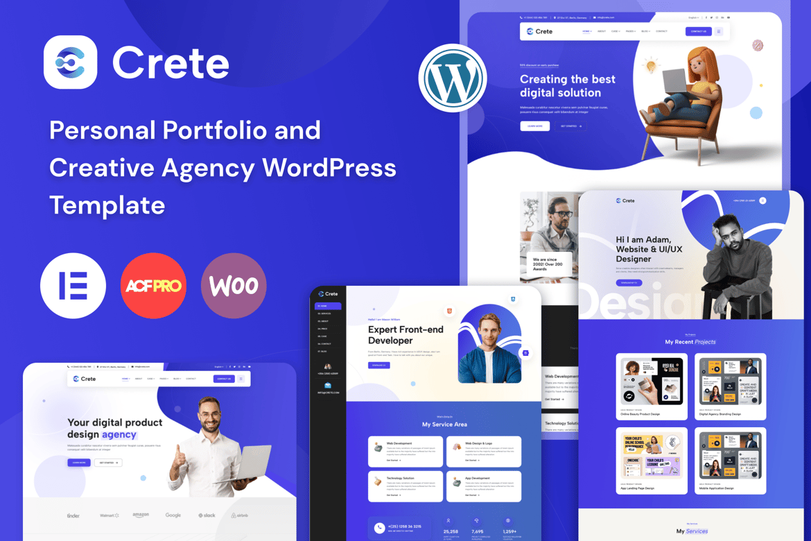 Crete - Portfolio and Agency Worpress Theme