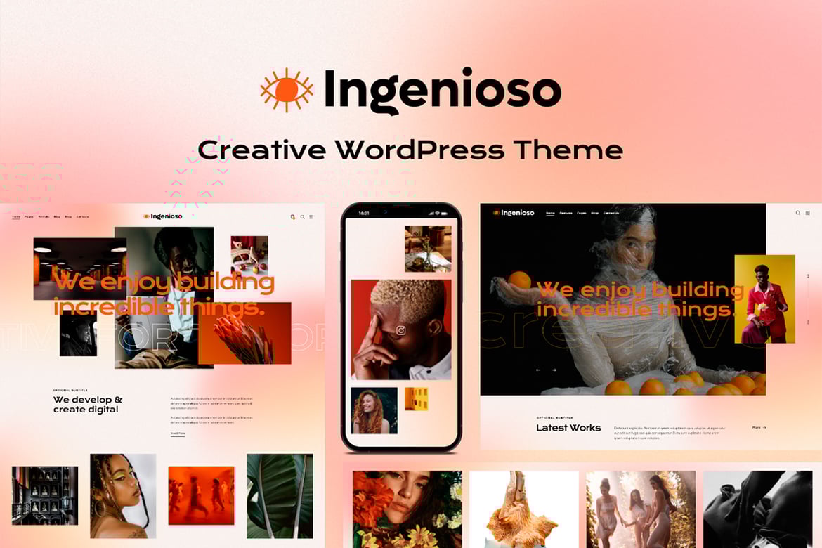 Ingenioso - Creative Portfolio Elementor Pro Template Kit