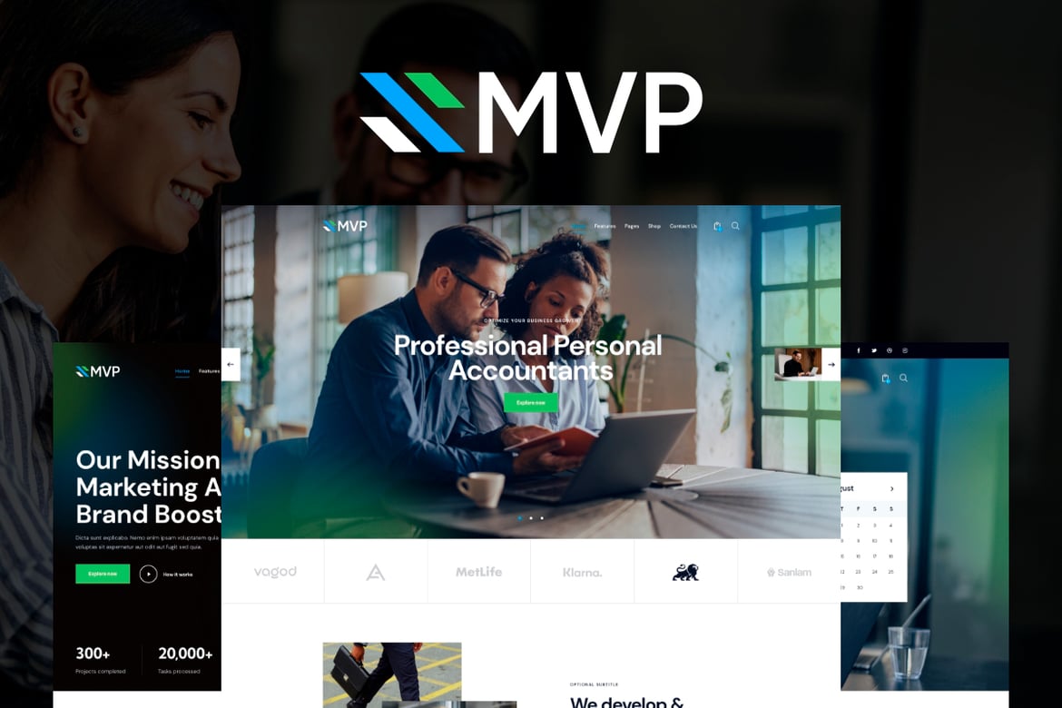 MVP - Modern & Multipurpose WordPress Theme